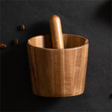 Wood Espresso Knock Box