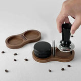 Walnut Barista Station – Tamper & Tool Organizer