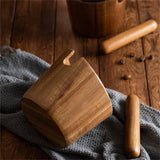 Wood Espresso Knock Box