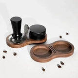Walnut Barista Station – Tamper & Tool Organizer