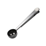 Coffee Bag Clip with Built-In Scoop