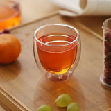 Double-Wall Glass Coffee Mugs