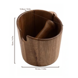 Wood Espresso Knock Box