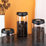 Vacuum Sealed Glass Coffee Container