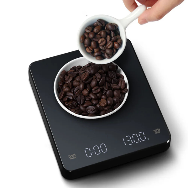 Digital Coffee Scale with Timer and LED Screen