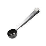 Coffee Bag Clip with Built-In Scoop