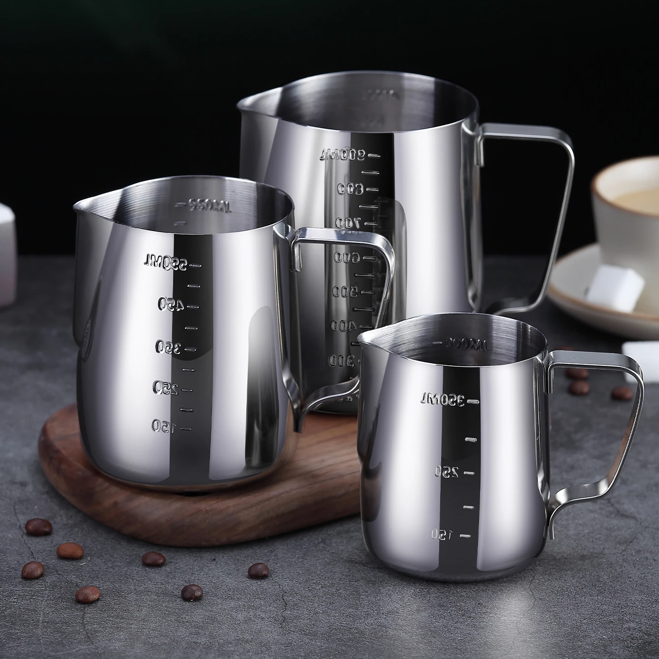 Stainless Steel Milk Frothing Pitcher
