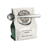 Coffee Bag Clip with Built-In Scoop