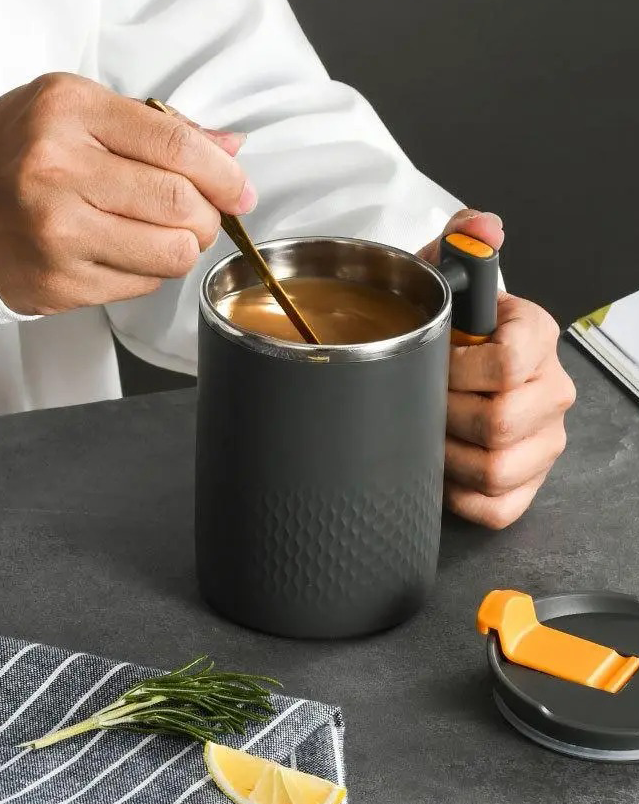 Double-Wall Stainless Steel Coffee Mug